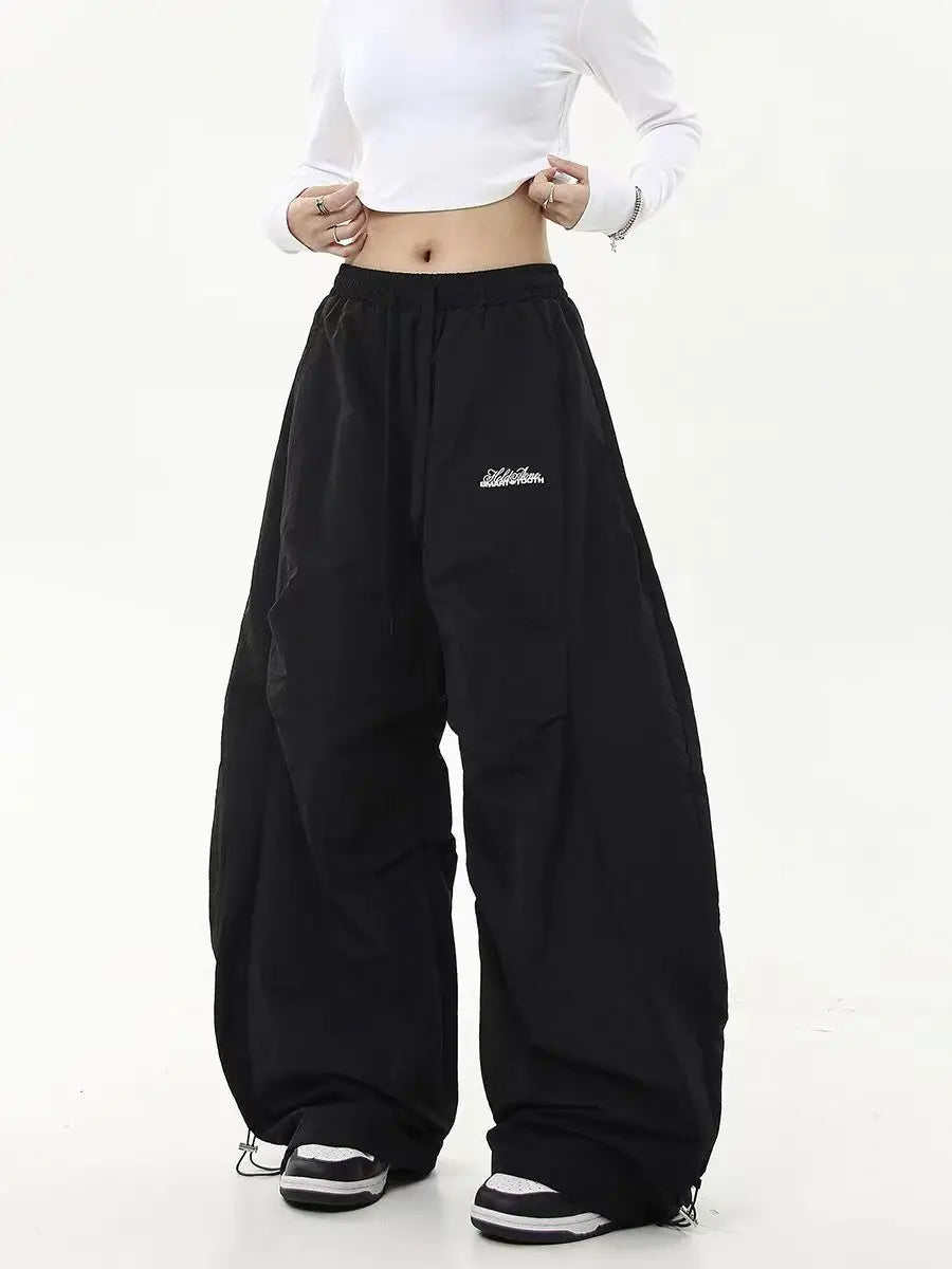 Casual Chicana Retro Wide Leg Pants Streetwear