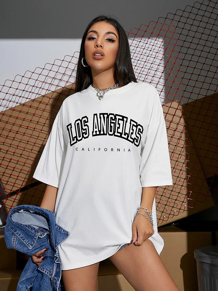 New Trap Era Los Angeles Street T-Shirts Women