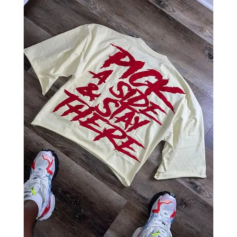 Harajuku Hip Hop Graphic Oversized T-shirt for Women`s