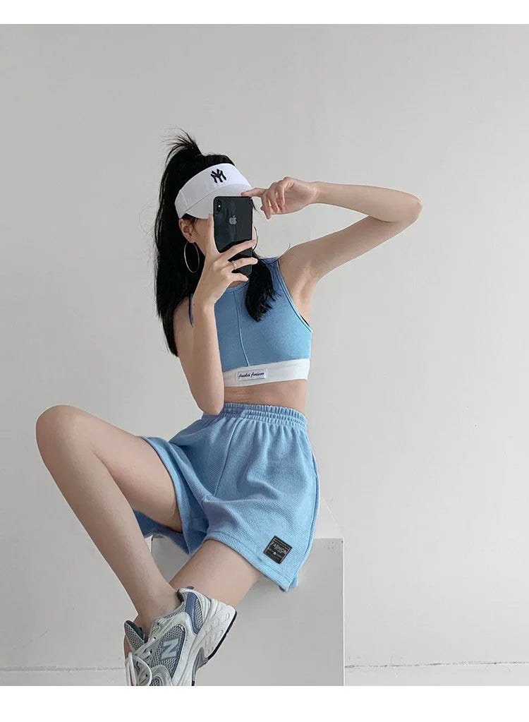 New Era Casual Classic Wide Leg Shorts for Women