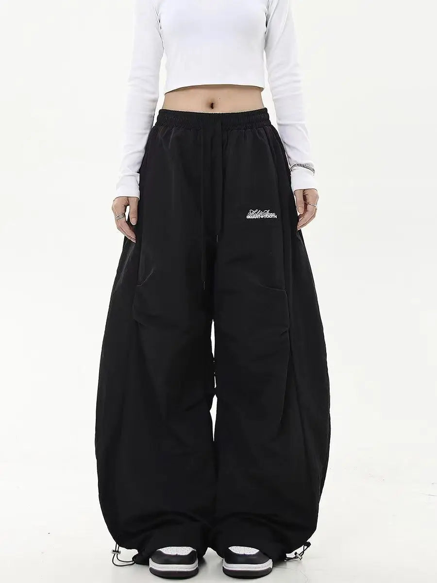 Casual Chicana Retro Wide Leg Pants Streetwear