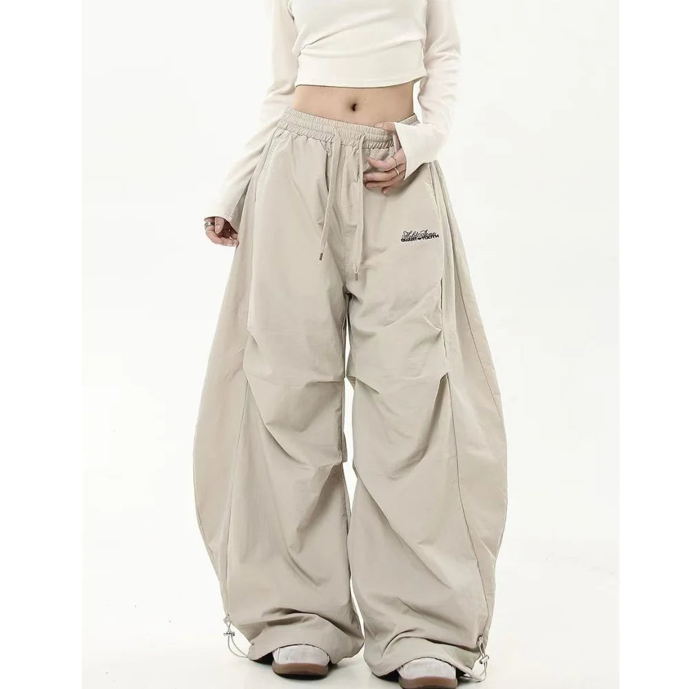 Casual Chicana Retro Wide Leg Pants Streetwear
