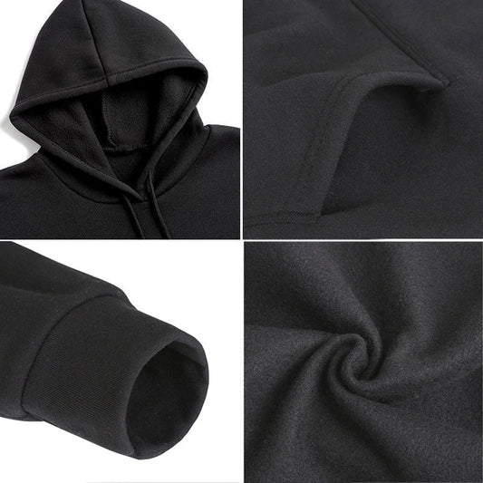 Classic Hoodies for Men and Women Fashion Drawstring Long Sleeve Pocket