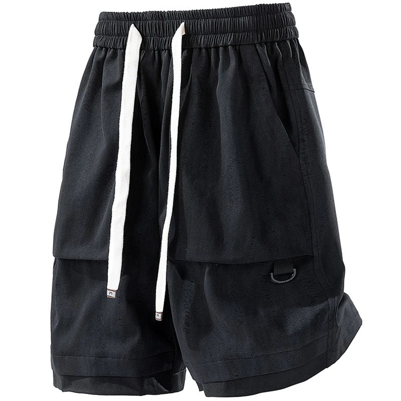 Vintage Style Hip-Hop Streetwear Shorts