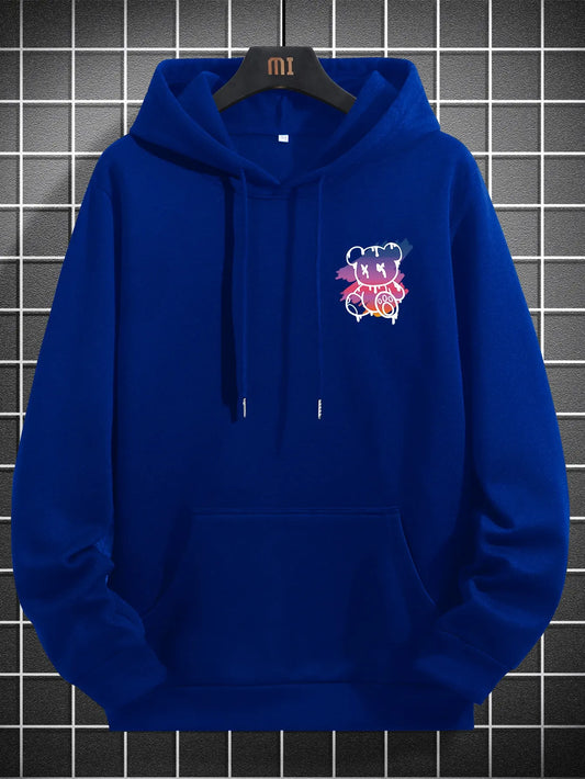 Classic New York Art  Bear Scenery Design Hoodie