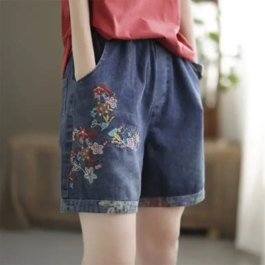 Vintage Japanese Jeans Shorts Streetwear