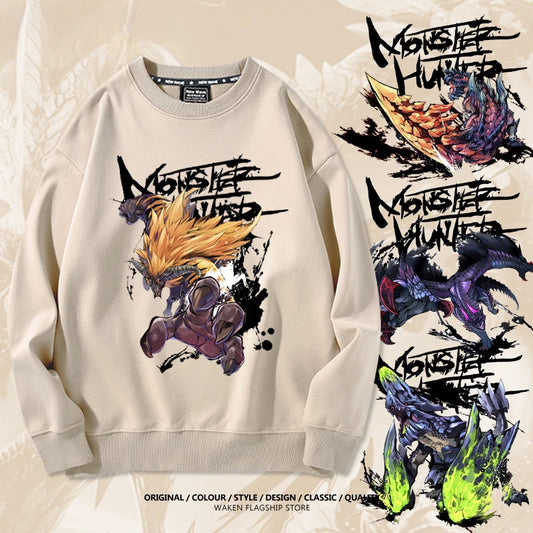 Shogun`s Monster Hunter Unisex Long Sleeve Hoodie