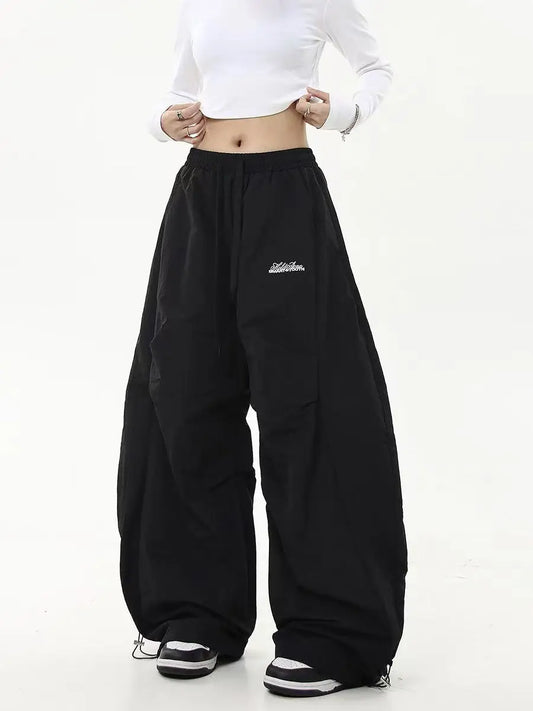 Casual Chicana Retro Wide Leg Pants Streetwear