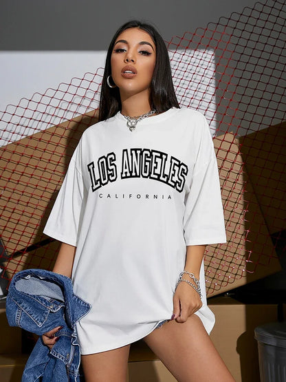 New Trap Era Los Angeles Street T-Shirts Women