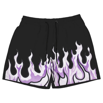 Sharp Neon Flames Hip-Hop Streetwear