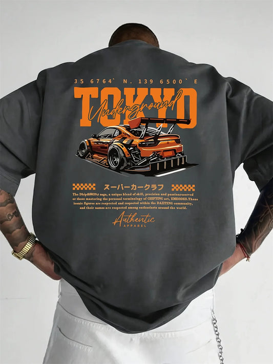 Japanese Tokyo Retro Pattern T-shirt