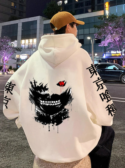 Fierce Anime Hip-Hop Hoodie For Men`s And Women`s Fashion