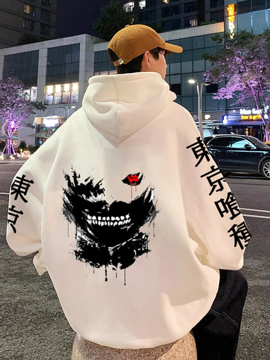 Fierce Anime Hip-Hop Hoodie For Men`s And Women`s Fashion