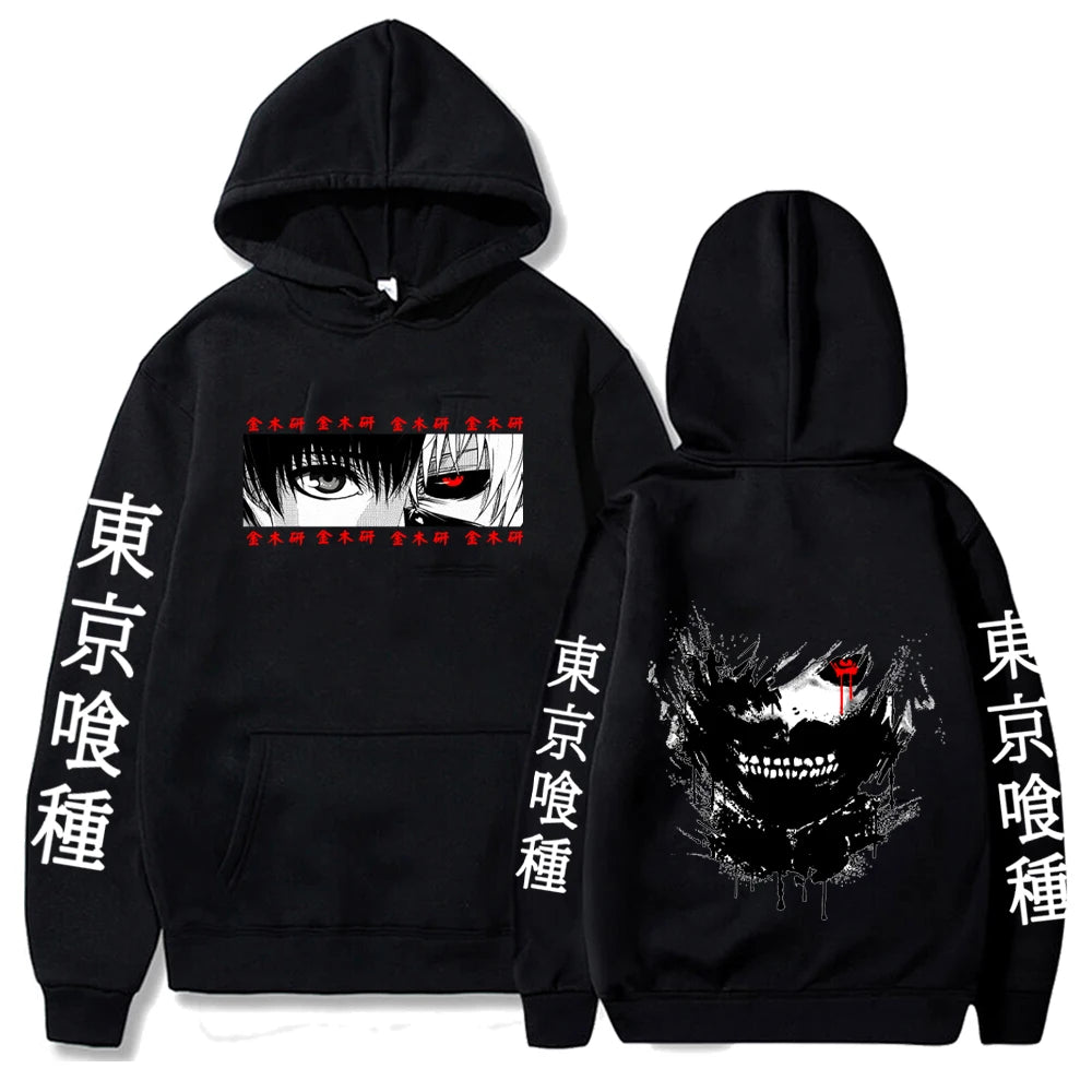 Fierce Anime Hip-Hop Hoodie For Men`s And Women`s Fashion