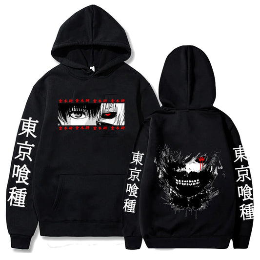 Fierce Anime Hip-Hop Hoodie For Men`s And Women`s Fashion