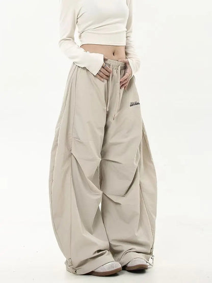 Casual Chicana Retro Wide Leg Pants Streetwear