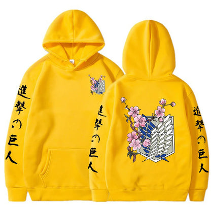 Fierce Anime Hip-Hop Hoodie For Men`s And Women`s Fashion