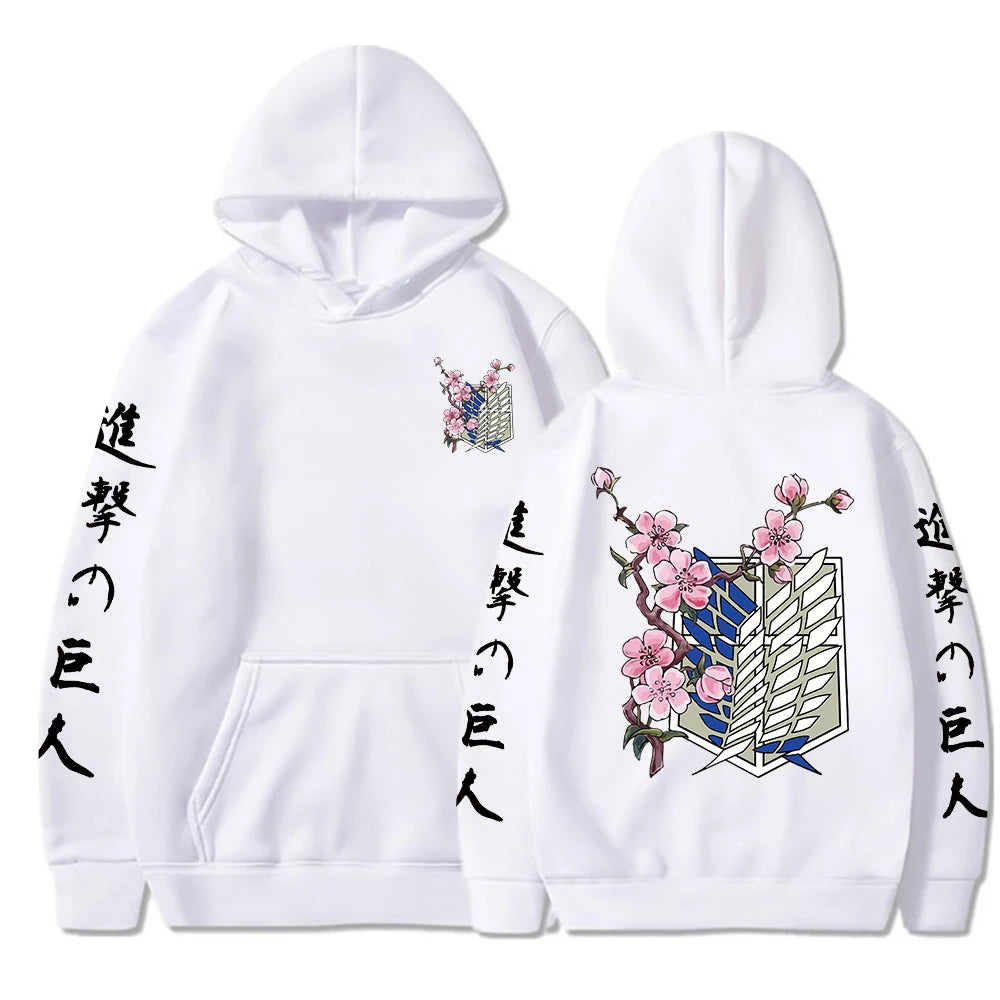Fierce Anime Hip-Hop Hoodie For Men`s And Women`s Fashion