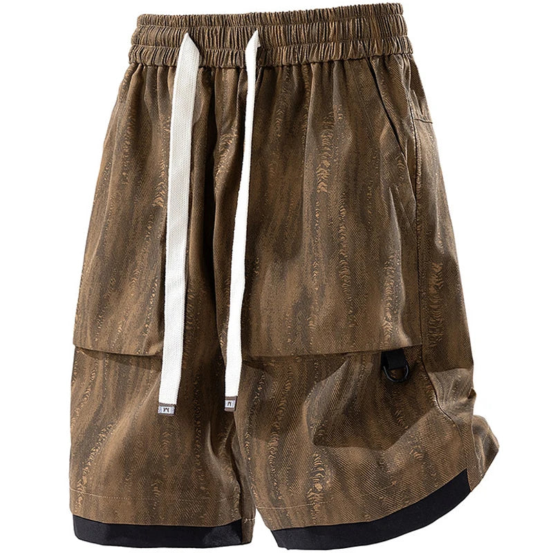 Vintage Style Hip-Hop Streetwear Shorts