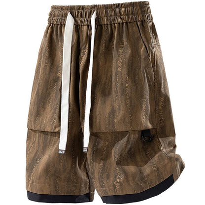 Vintage Style Hip-Hop Streetwear Shorts