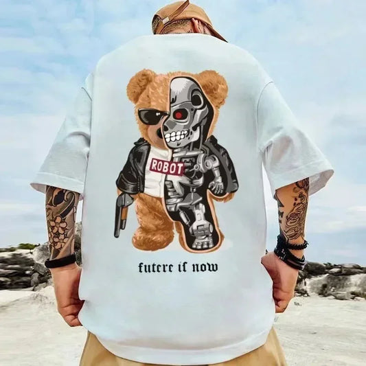 American Vintage Skeletal Bear Tee