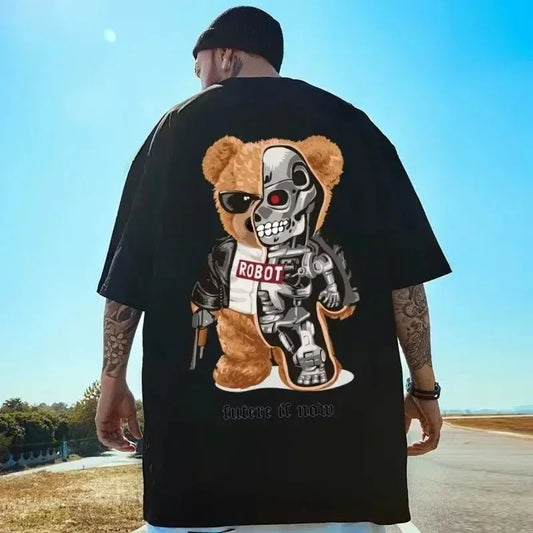 American Vintage Skeletal Bear Tee