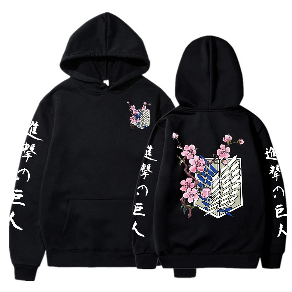 Fierce Anime Hip-Hop Hoodie For Men`s And Women`s Fashion