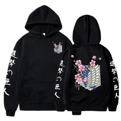 Fierce Anime Hip-Hop Hoodie For Men`s And Women`s Fashion