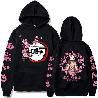Fierce Anime Hip-Hop Hoodie For Men`s And Women`s Fashion