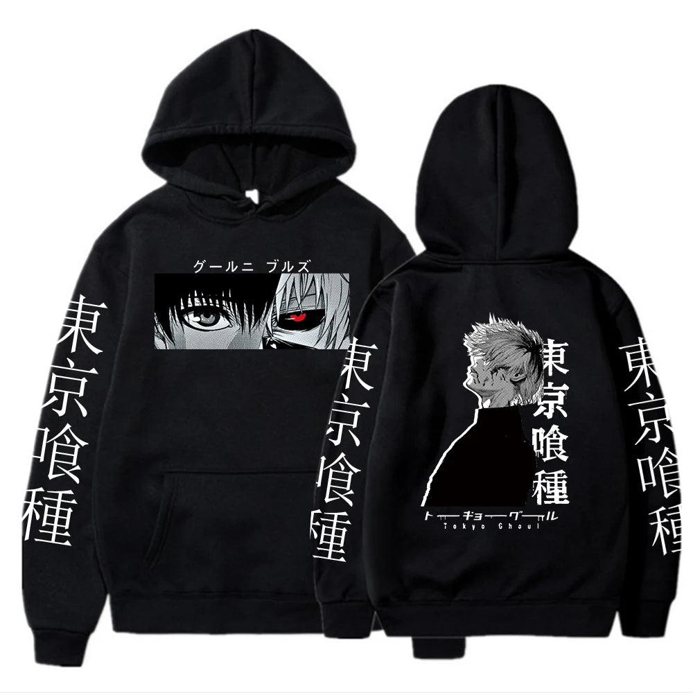 Fierce Anime Hip-Hop Hoodie For Men`s And Women`s Fashion