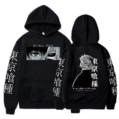 Fierce Anime Hip-Hop Hoodie For Men`s And Women`s Fashion