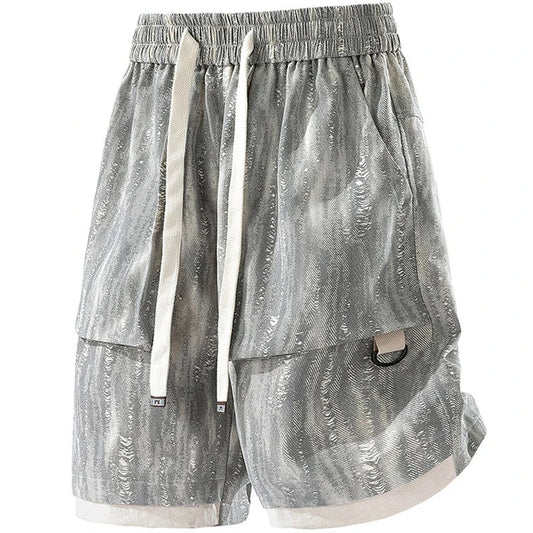Vintage Style Hip-Hop Streetwear Shorts